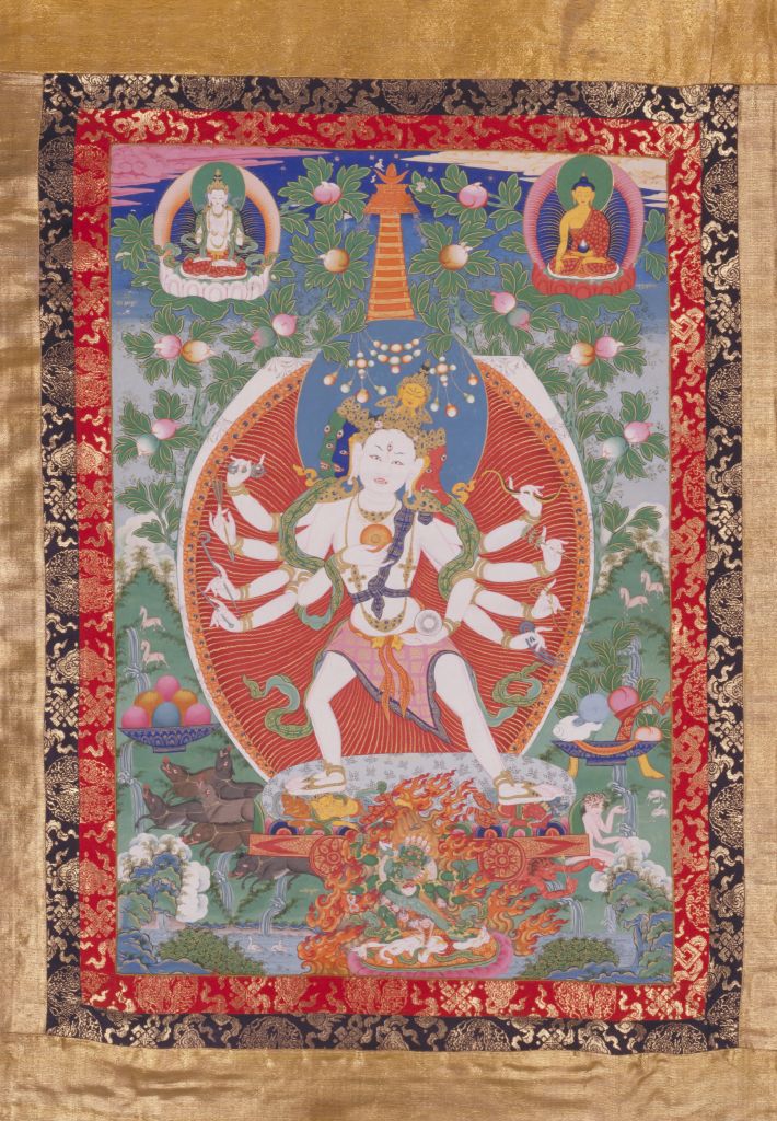 图片[1]-Ten Arm Jiguang Buddha Mother Thangka-China Archive